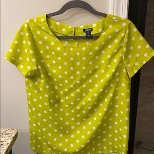 J. Crew polka dot top